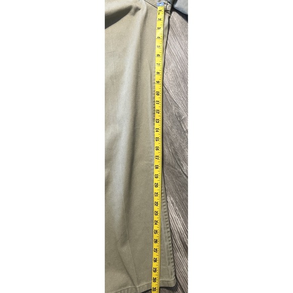 Ben Davis Canvas Khaki 695 Straight Leg 50/50 Blend Twill Work Pants Size 34x31 - Picture 9 of 13